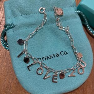 New! Tiffany & Co “I love you” bracelet